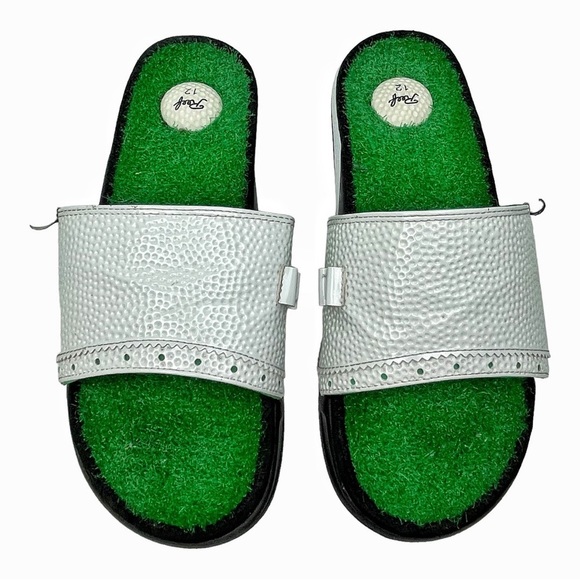 Reef Shoes Reef Faux Grass Turf Golf Ball Slides Sandals Size 2